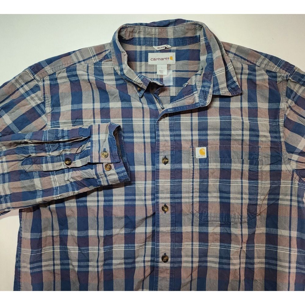 CARHARTT SIZE L LONG SLEEVE BUTTON DOWN